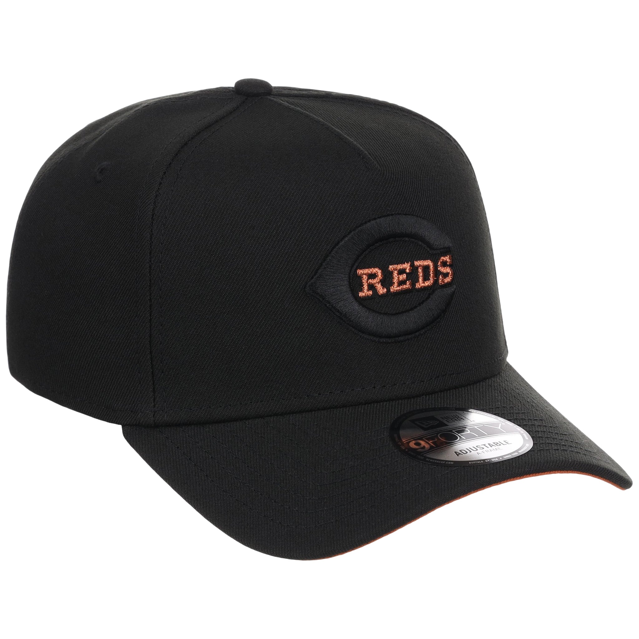 Cincinnati Reds MLB Black x Rust FASHION CORE New Era 9FORTY A-Frame
