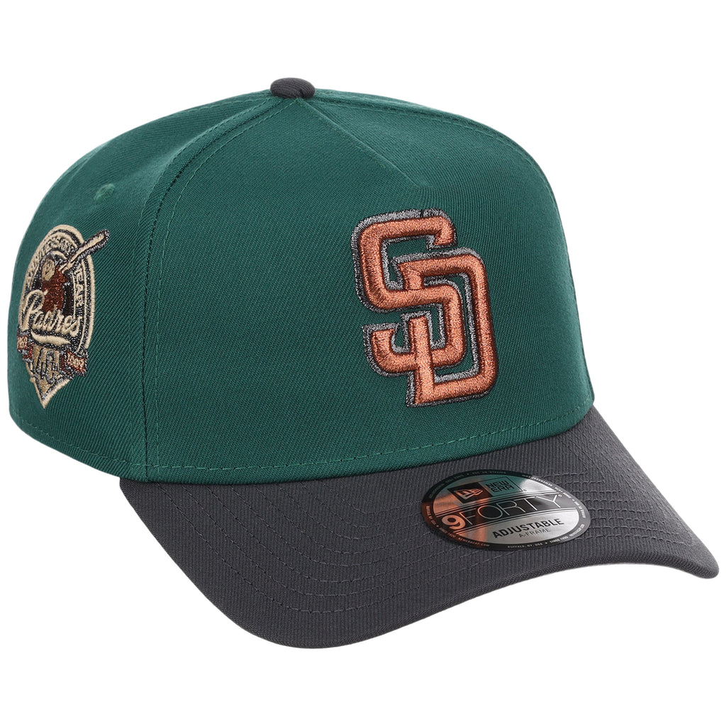 San Diego Padres MLB Emerald Graphite New Era 9FORTY