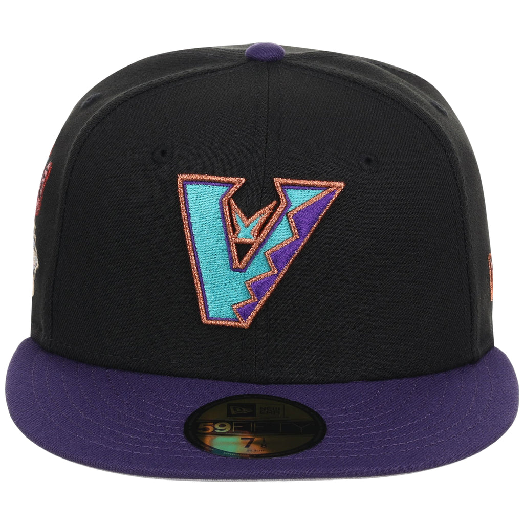 Arizona Diamondbacks MLB Flipmode 2.0 New Era 59FIFTY (Black/Purple/Gray)