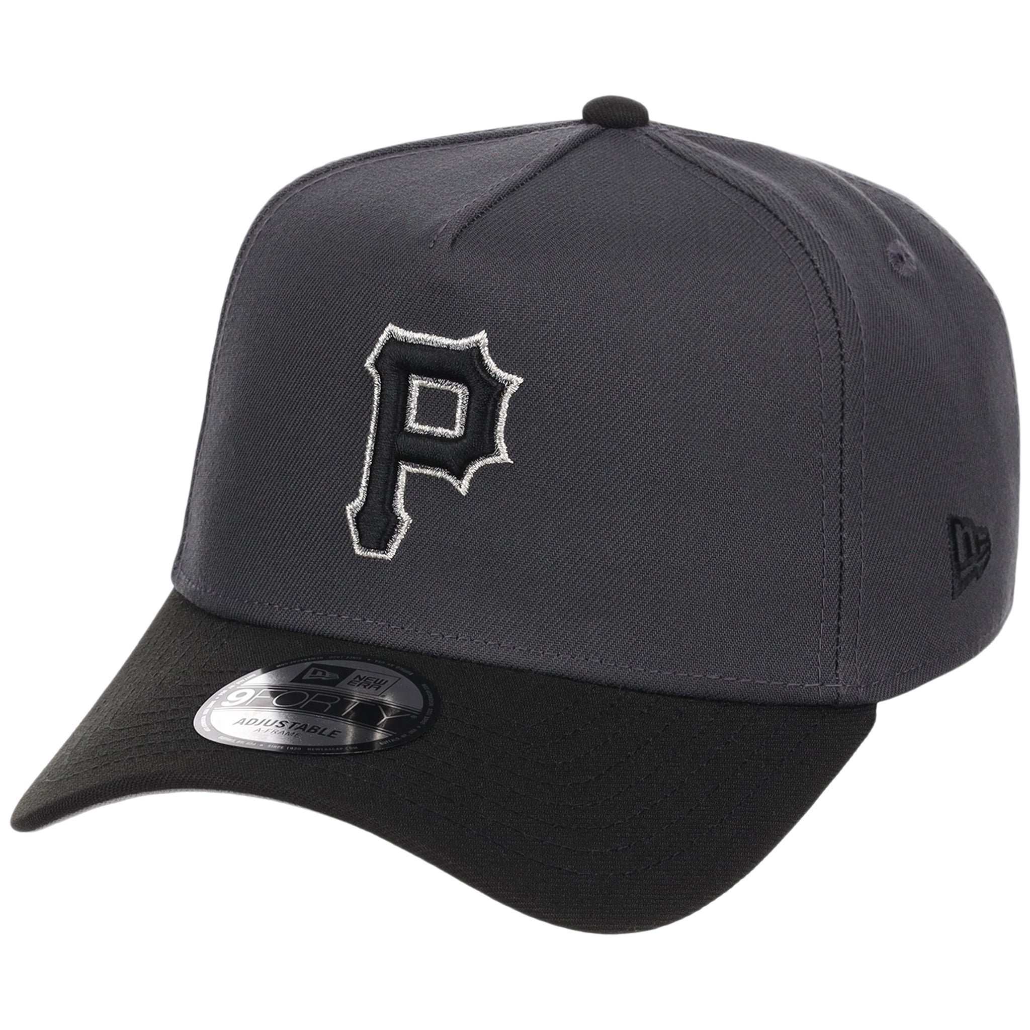 Pittsburgh Pirates MLB Graphite x Black FASHION CORE New Era 9FORTY A-Frame