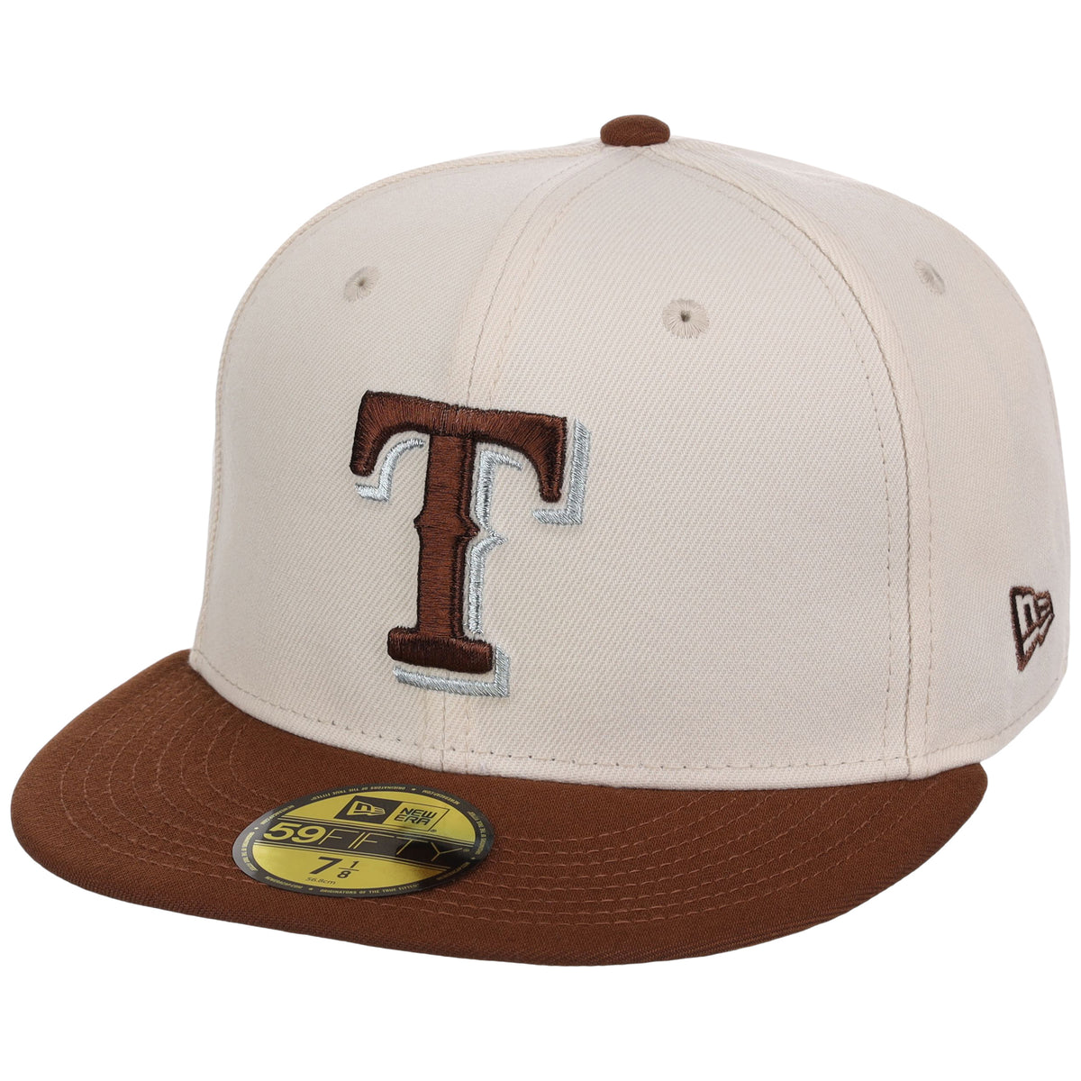 Texas Rangers MLB Auburn Cream New Era 59FIFTY