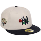 New York Yankees 'Concrete Roses' New Era 59FIFTY (Cream/Navy)