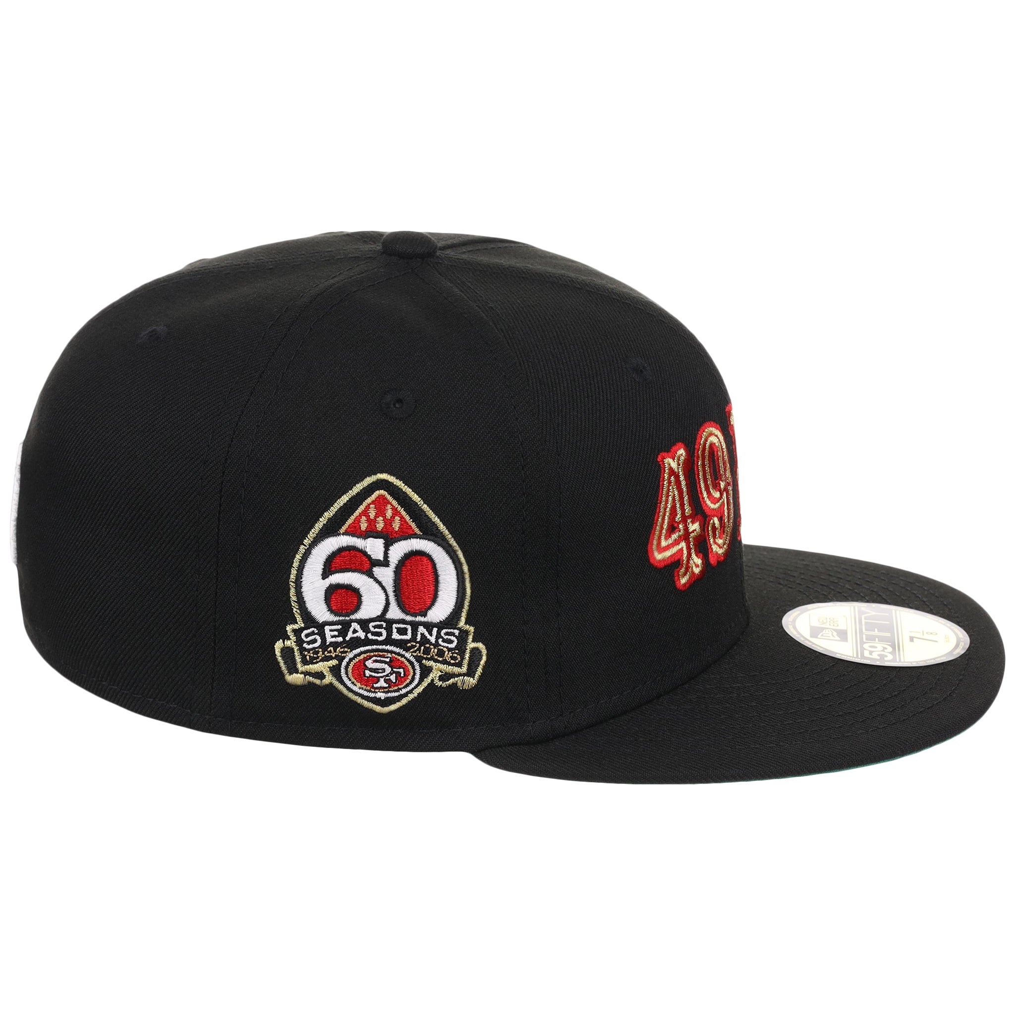 San Francisco 49Ers NFL Black Dome New Era 59FIFTY