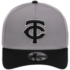 Minnesota Twins MLB Gray x Black FASHION CORE New Era 9FORTY A-Frame