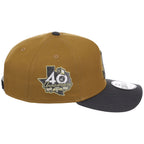 Texas Rangers MLB Flipmode 2.0 New Era 9FORTY A-Frame (Gold/Graphite/Kelly Green)