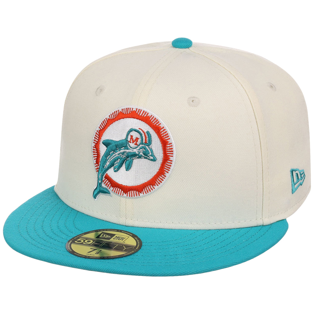 Miami Dolphins NFL Chrome OTC New Era 59FIFTY