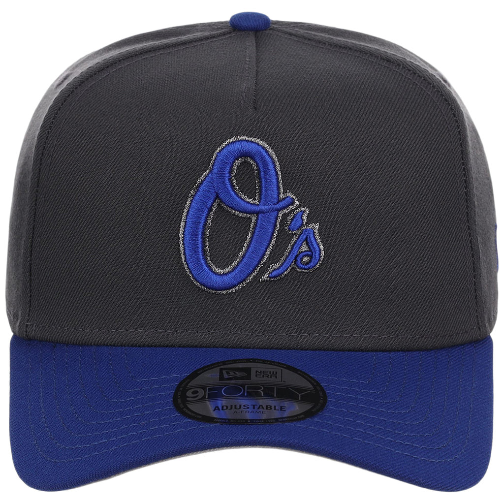 Baltimore Orioles MLB Graphite x Royal FASHION CORE New Era 9FORTY A-Frame