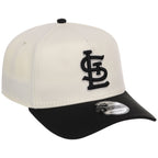St. Louis Cardinals MLB Chrome x Black FASHION CORE New Era 9FORTY A-Frame