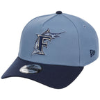 Miami Marlins MLB Faded Blue x Navy FASHION CORE New Era 9FORTY A-Frame