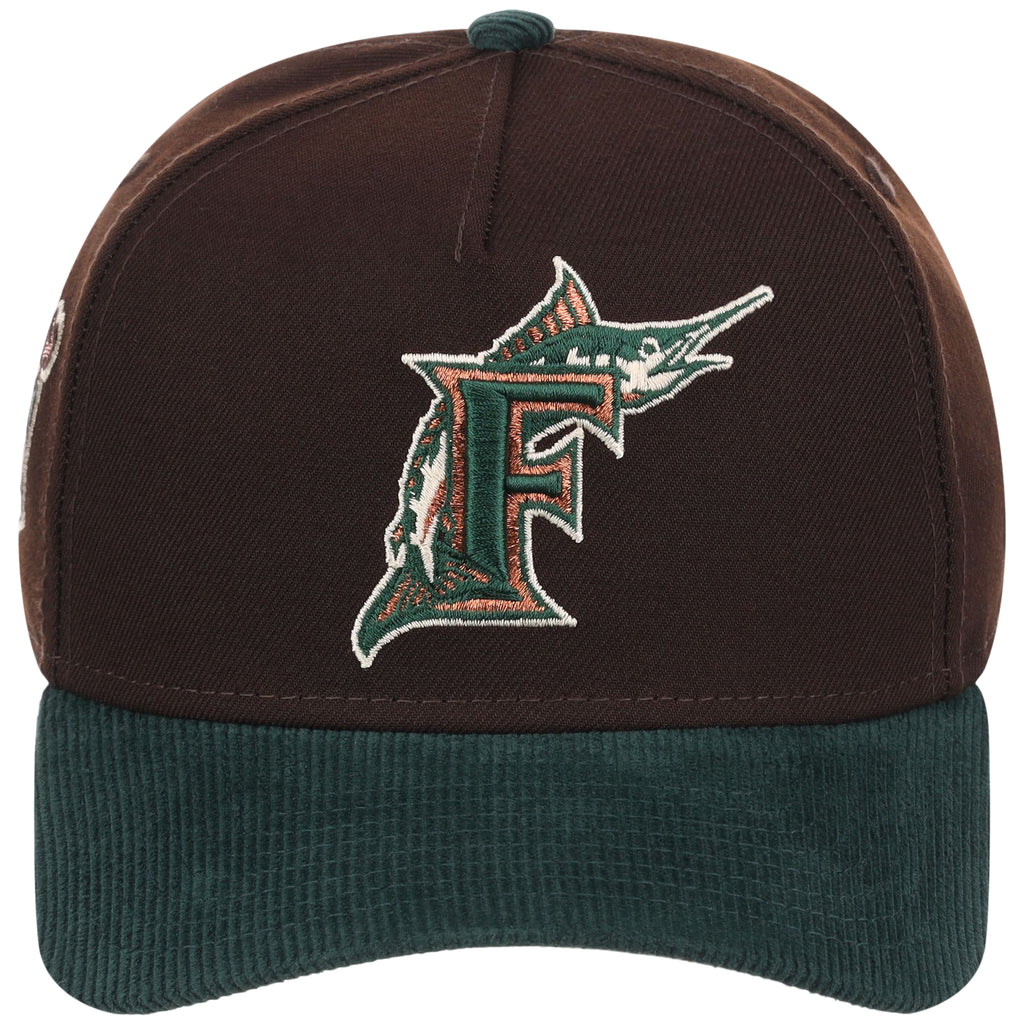 Florida Marlins MLB Forest Ember New Era 9FORTY A-Frame