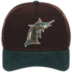 Florida Marlins MLB Forest Ember New Era 9FORTY A-Frame