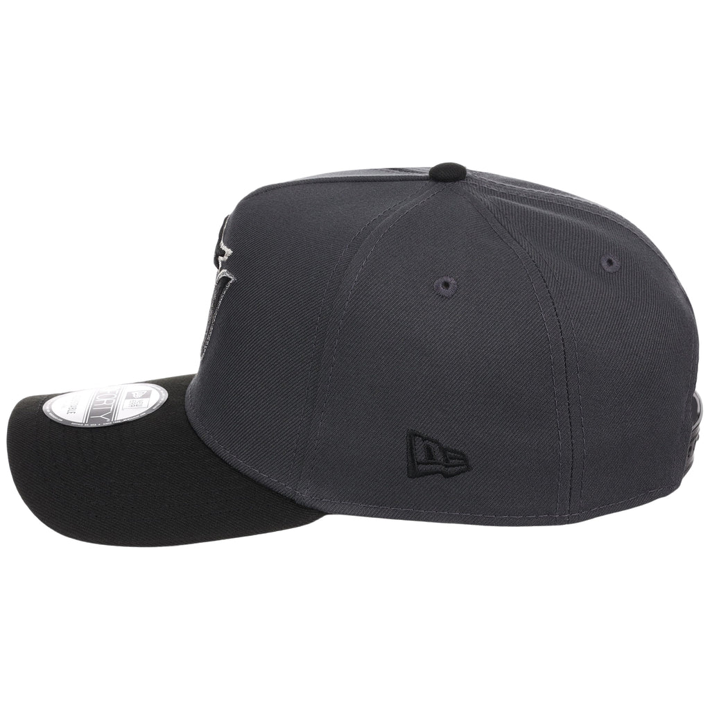 Miami Marlins MLB Graphite x Black FASHION CORE New Era 9FORTY A-Frame