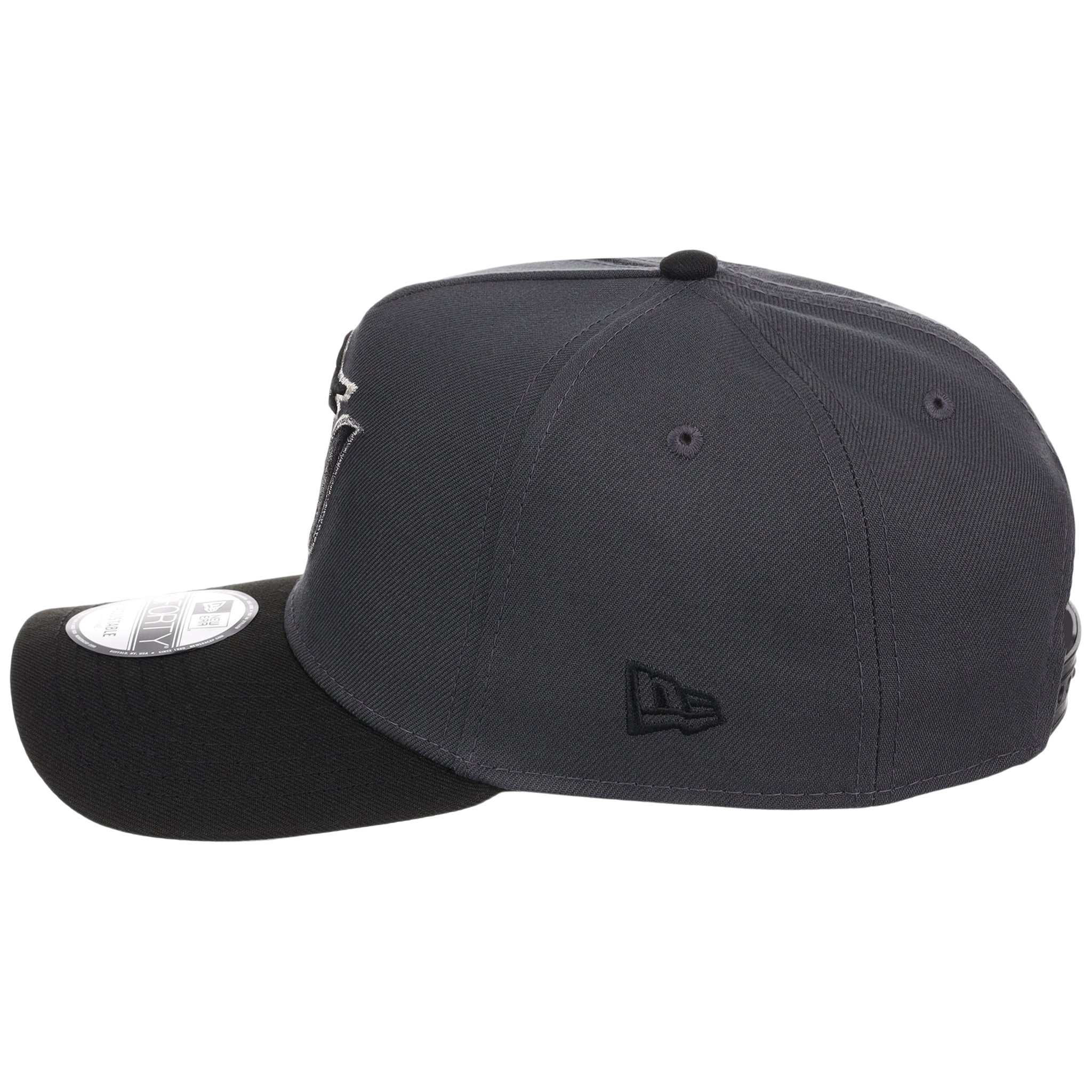 Miami Marlins MLB Graphite x Black FASHION CORE New Era 9FORTY A-Frame