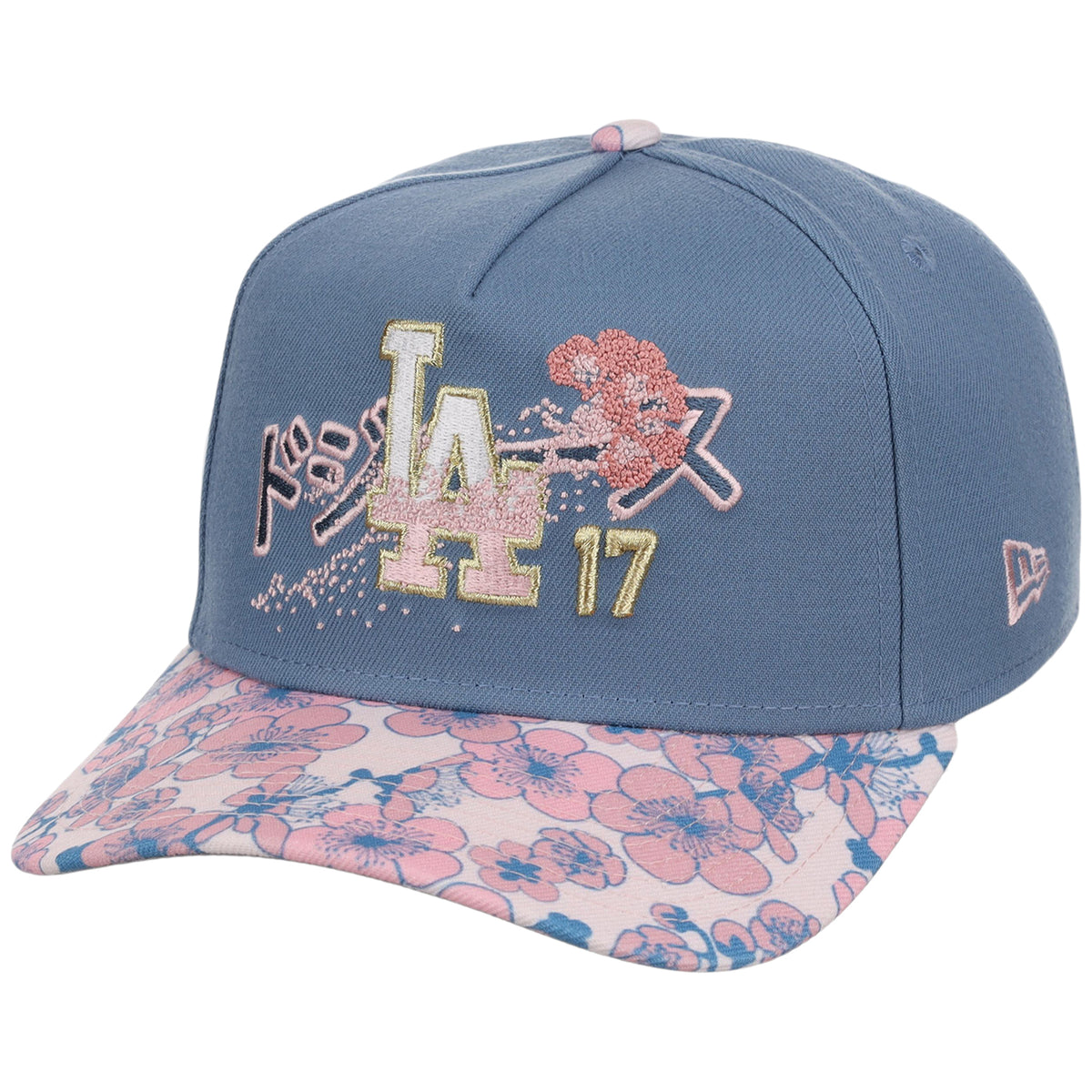 Los Angeles Dodgers Pacific Canvas New Era 9FORTY (Indigo/Floral)