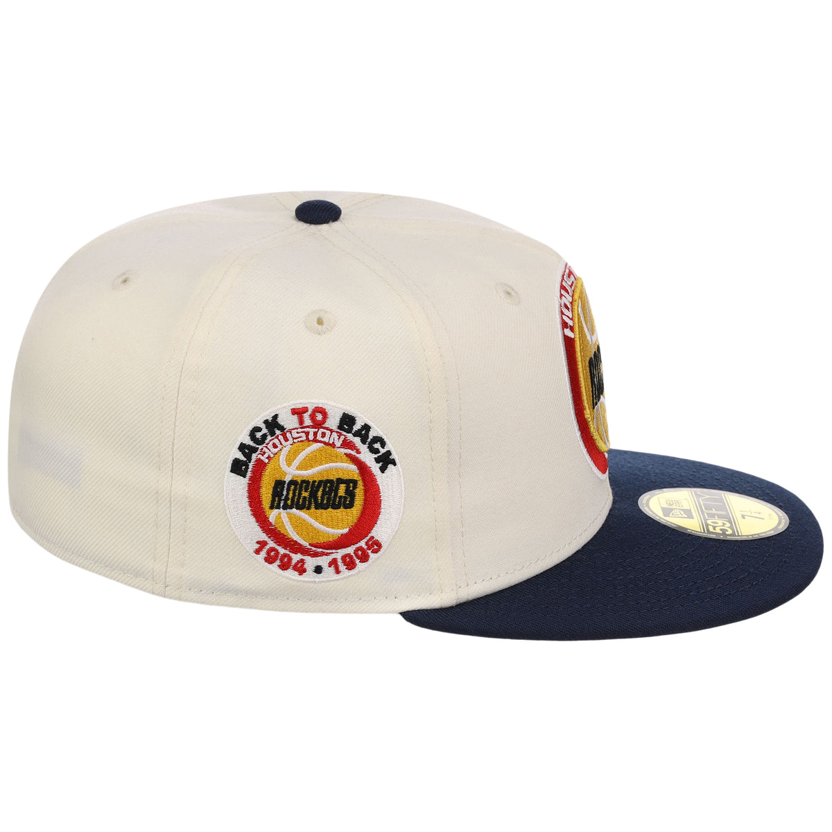 Houston Rockets NBA Chrome OTC New Era 59FIFTY (Chrome/Navy)