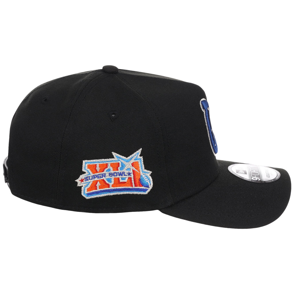 Indianapolis Colts NFL Black Dome New Era 9FORTY A-Frame