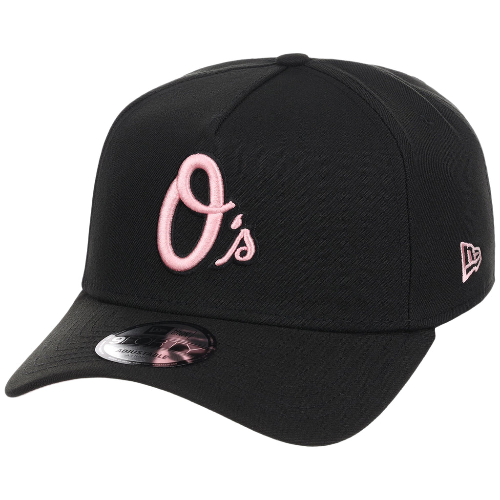 Baltimore Orioles MLB Black x Pink FASHION CORE New Era 9FORTY A-Frame