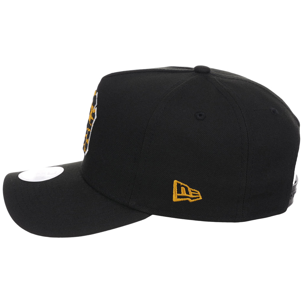 New York Yankees Women's New Era 9FORTY Black x Cheetah A-Frame