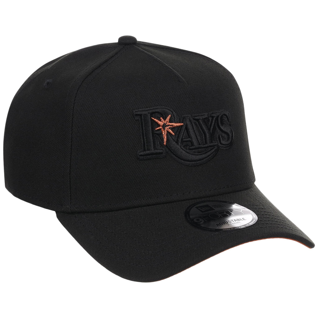Tampa Bay Rays MLB Black x Rust FASHION CORE New Era 9FORTY A-Frame