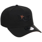 Tampa Bay Rays MLB Black x Rust FASHION CORE New Era 9FORTY A-Frame
