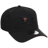 Tampa Bay Rays MLB Black x Rust FASHION CORE New Era 9FORTY A-Frame