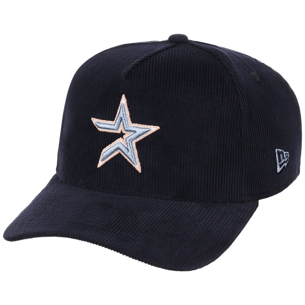 Houston Astros MLB Peach Ice Navy Cord New Era 9FORTY A-Frame – 4