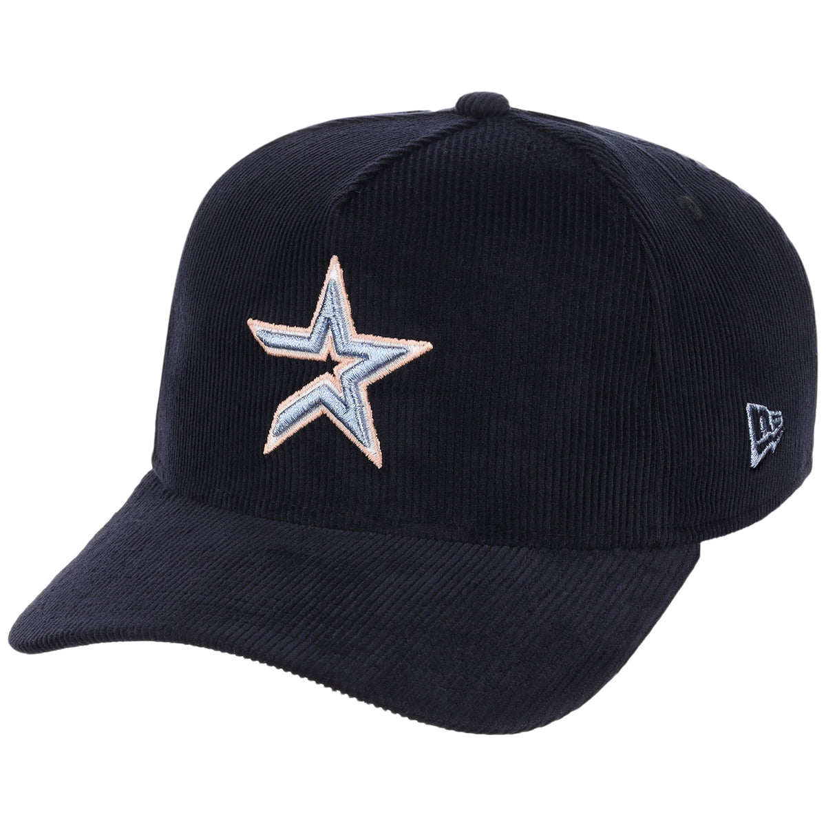 Houston Astros MLB Peach Ice Navy Cord New Era 9FORTY A-Frame – 4