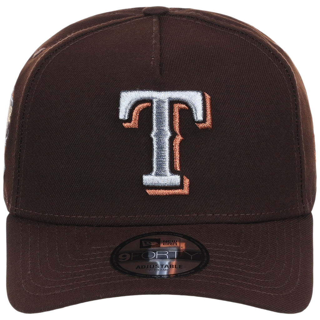 Texas Rangers MLB Frosted Bark New Era 9FORTY A-Frame