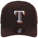 Texas Rangers MLB Frosted Bark New Era 9FORTY A-Frame