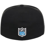 Carolina Panthers NFL Black Dome New Era 59FIFTY