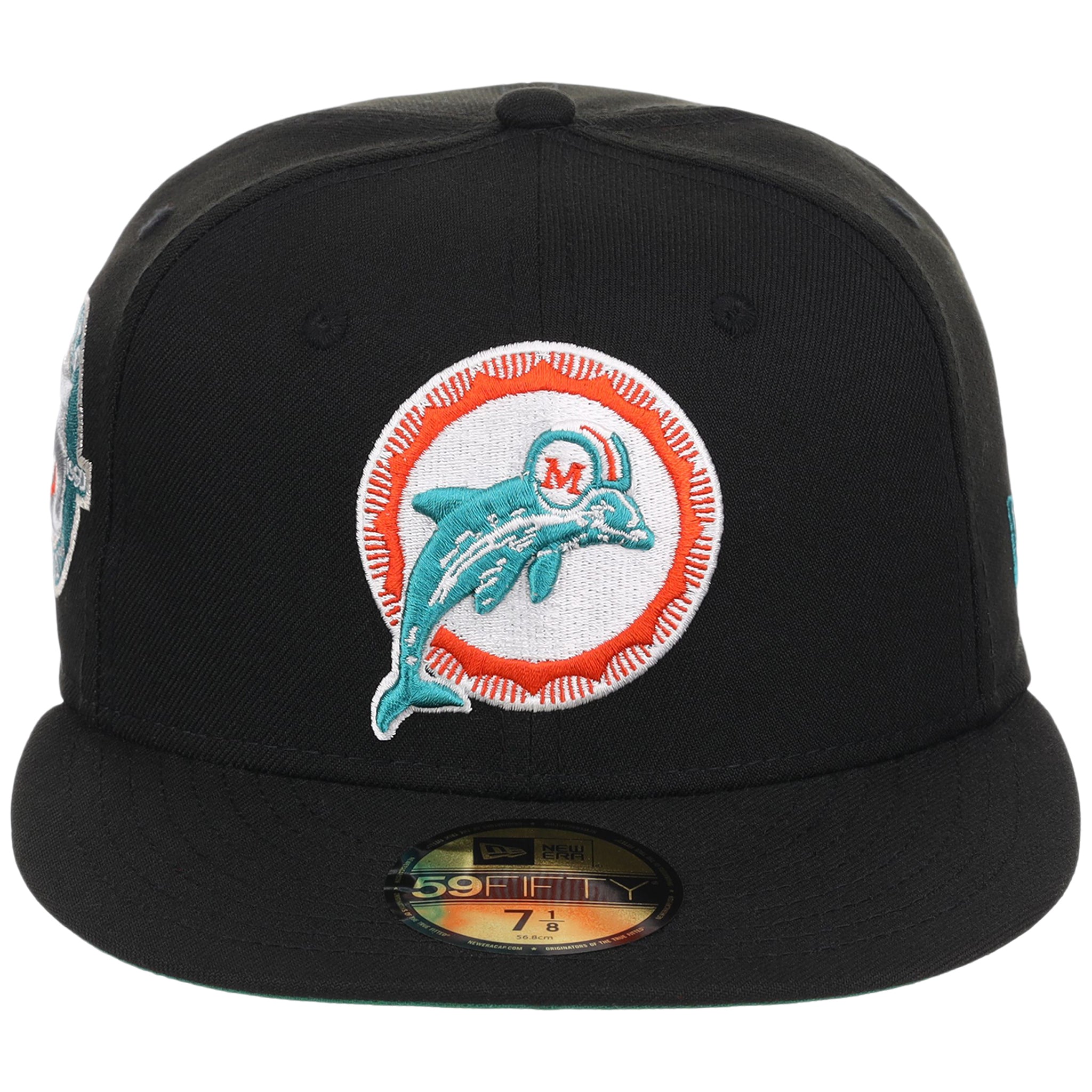 Miami Dolphins NFL Black Dome New Era 59FIFTY
