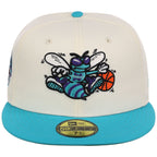 Charlotte Hornets NBA Chrome OTC New Era 59FIFTY (Chrome/Teal)