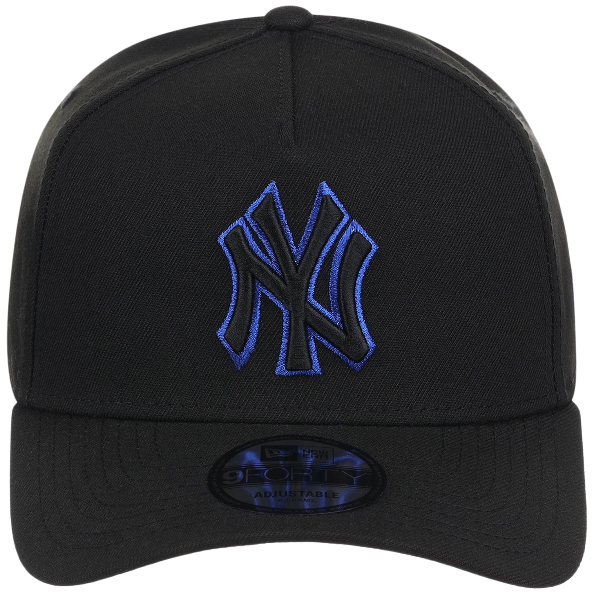 New York Yankees MLB Black x Royal FASHION CORE New Era 9FORTY A-Frame