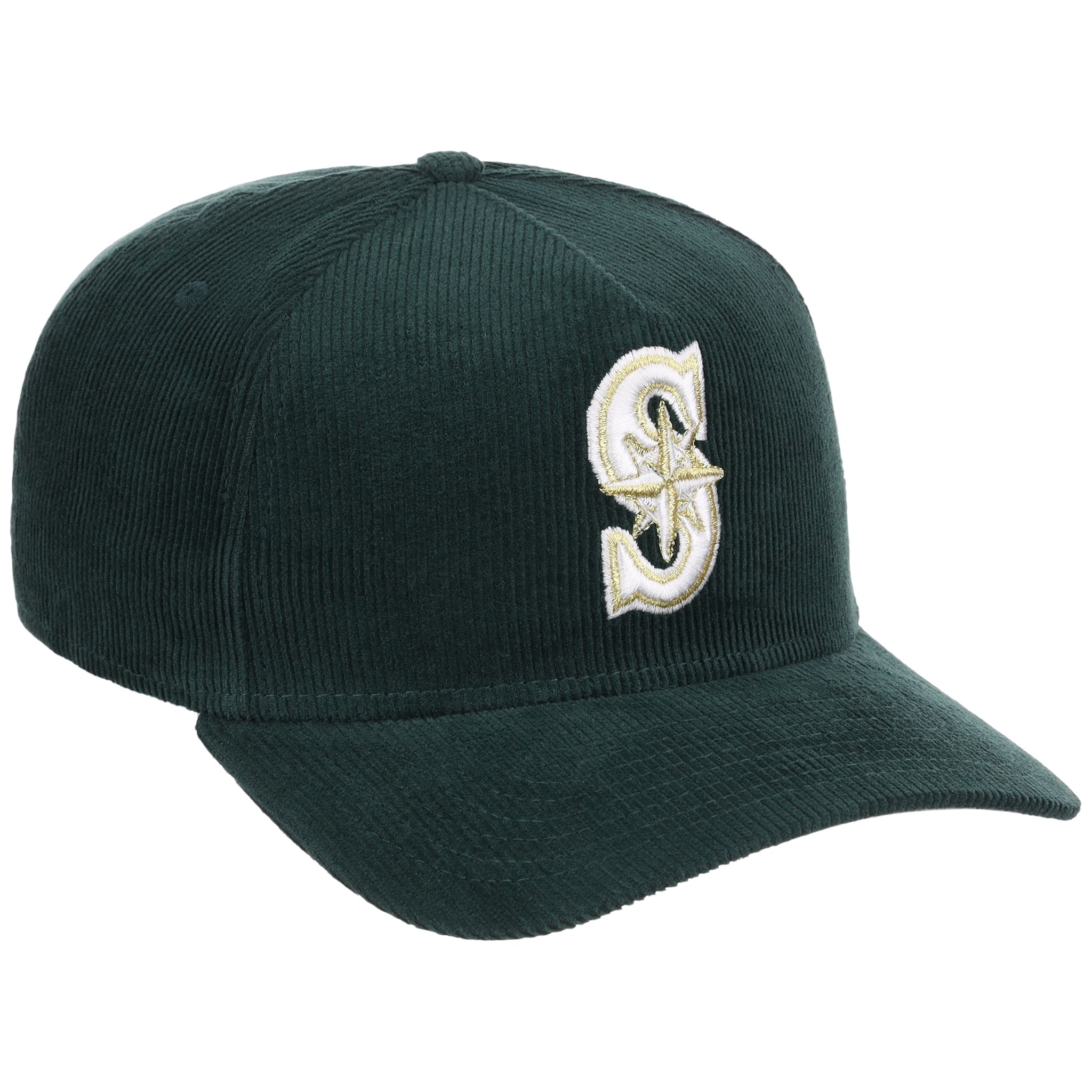 Seattle Mariners MLB Dark Green Cord FASHION CORE New Era 9FORTY A-Frame