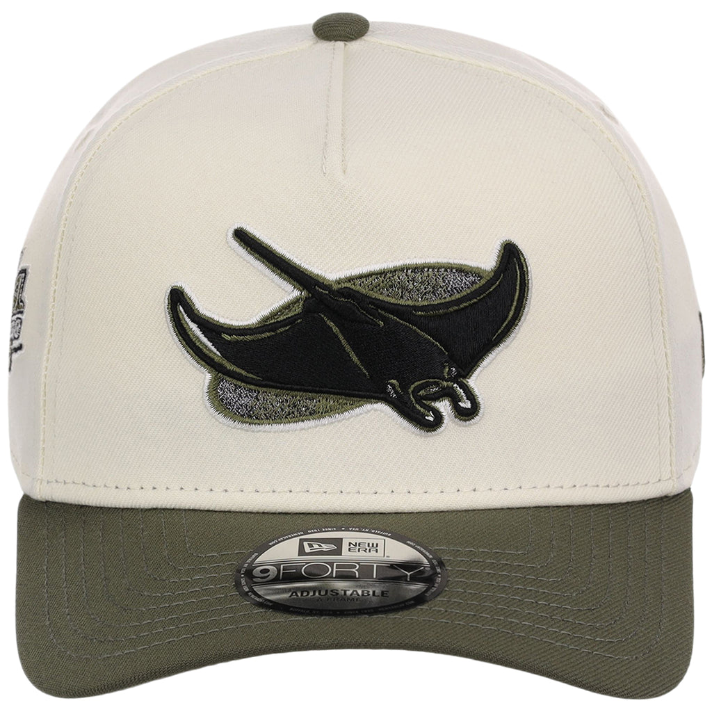 Tampa Bay Rays MLB Chrome Olive New Era 9FORTY