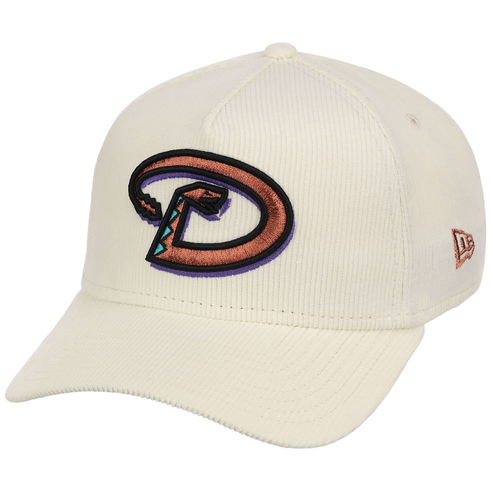 Arizona Diamondbacks MLB Chrome Cord FASHION CORE New Era 9FORTY A-Frame