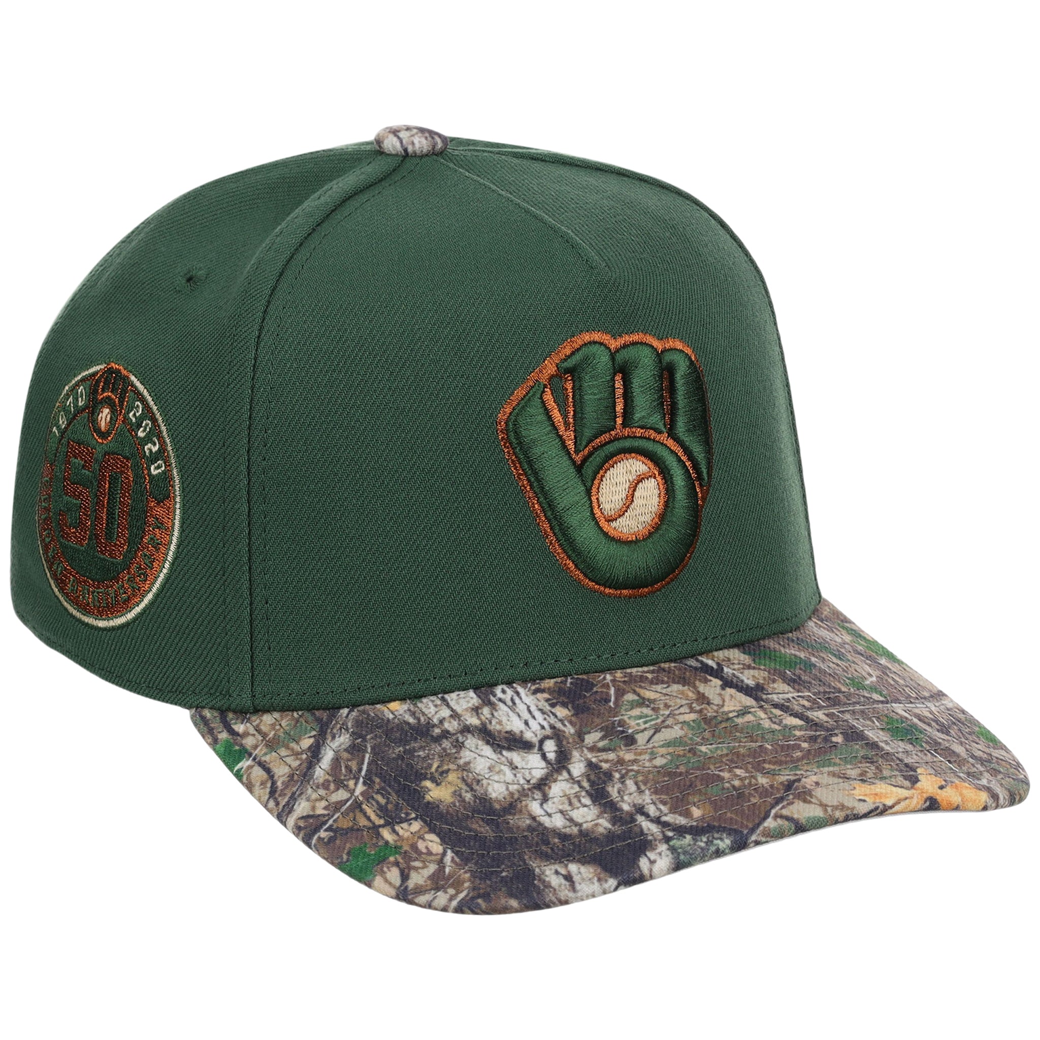 Milwaukee Brewers MLB Mitchell & Ness Copper Trees Pro Pinch