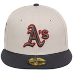 Oakland Athletics MLB Cream x Graphite New Era 59FIFTY – 5