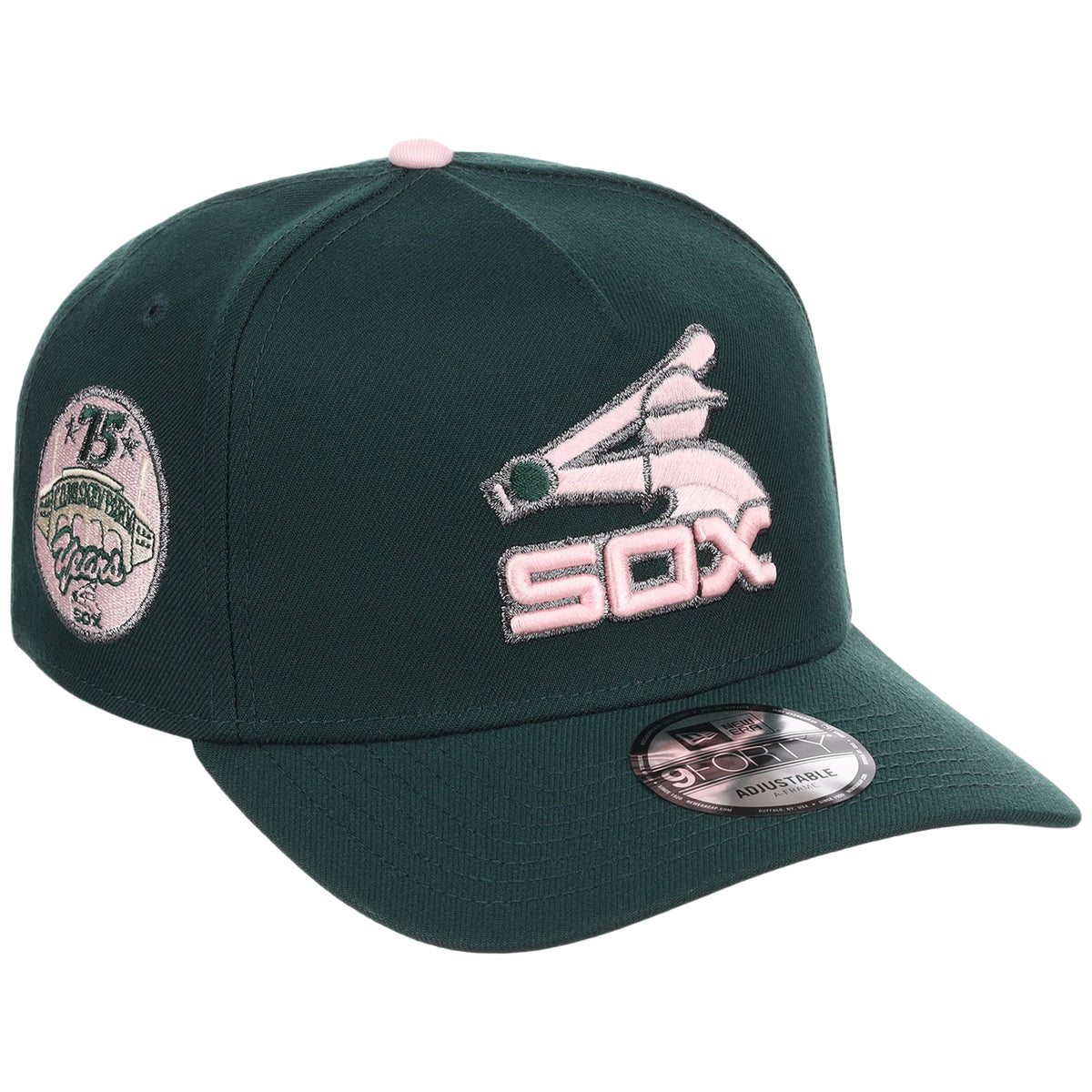 Chicago White Sox MLB Emerald Bloom New Era 9FORTY A-Frame