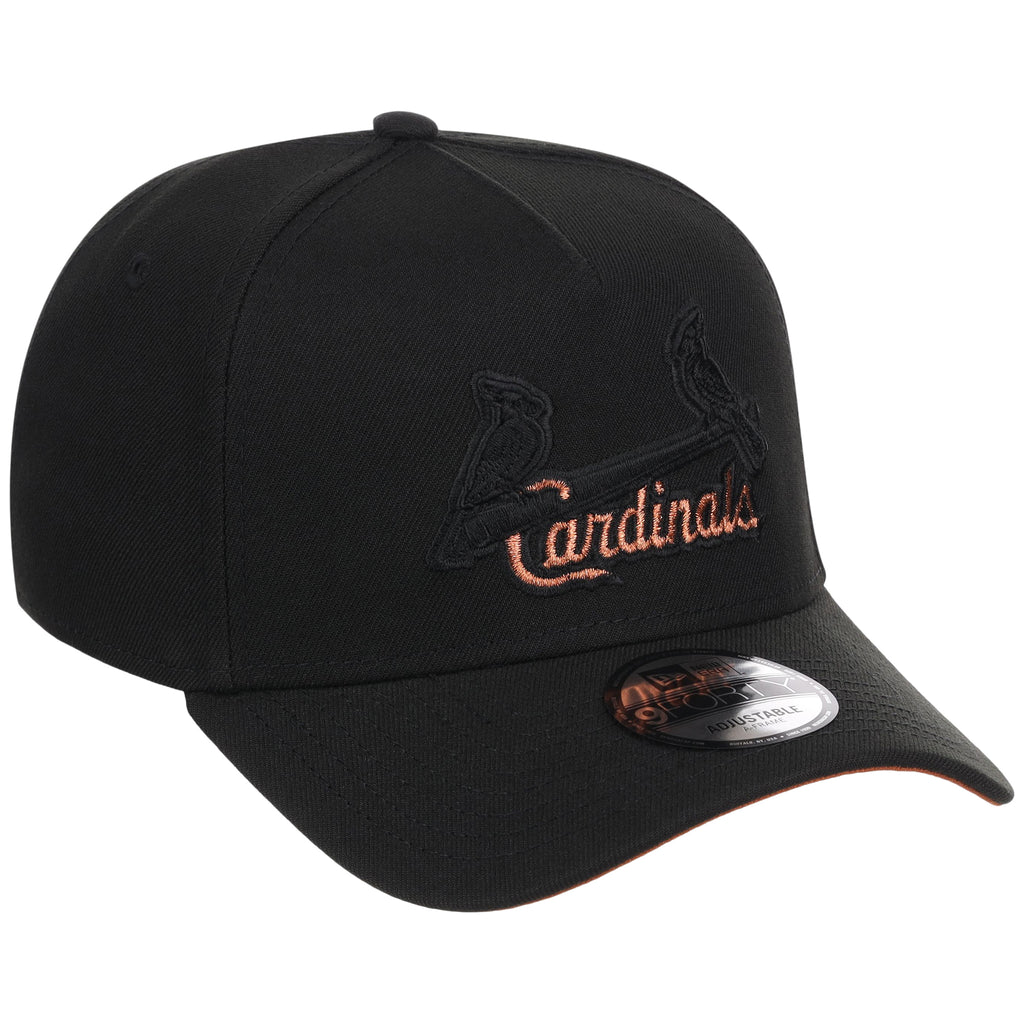 St. Louis Cardinals MLB Black x Rust FASHION CORE New Era 9FORTY A-Frame