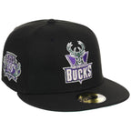 Milwaukee Bucks NBA Black Dome New Era 59FIFTY