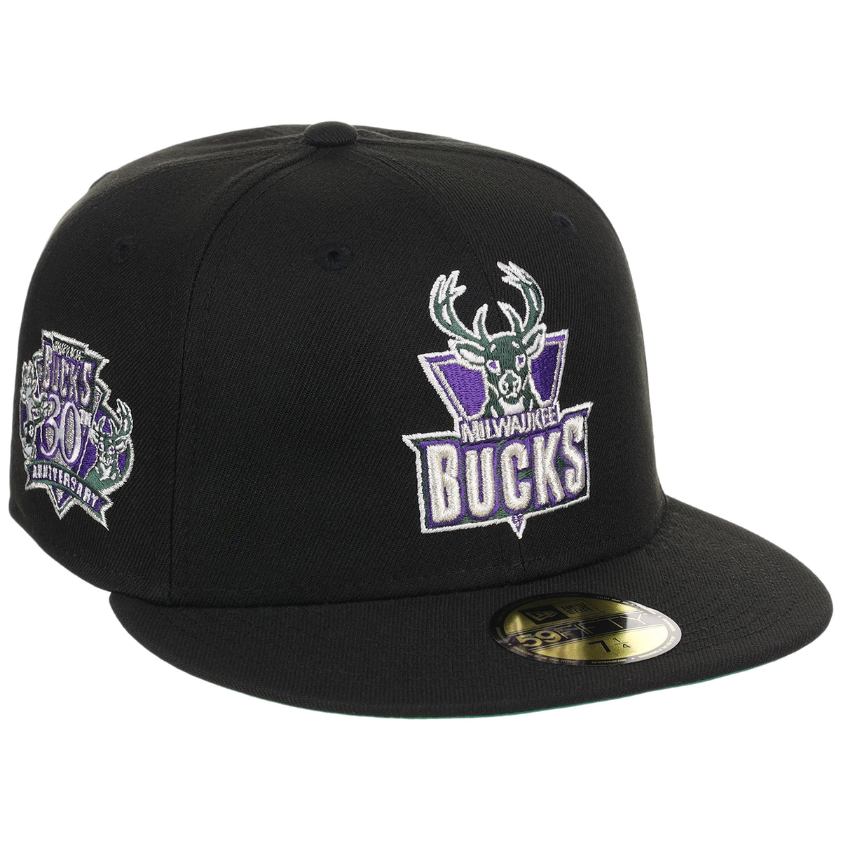 Milwaukee Bucks NBA Black Dome New Era 59FIFTY