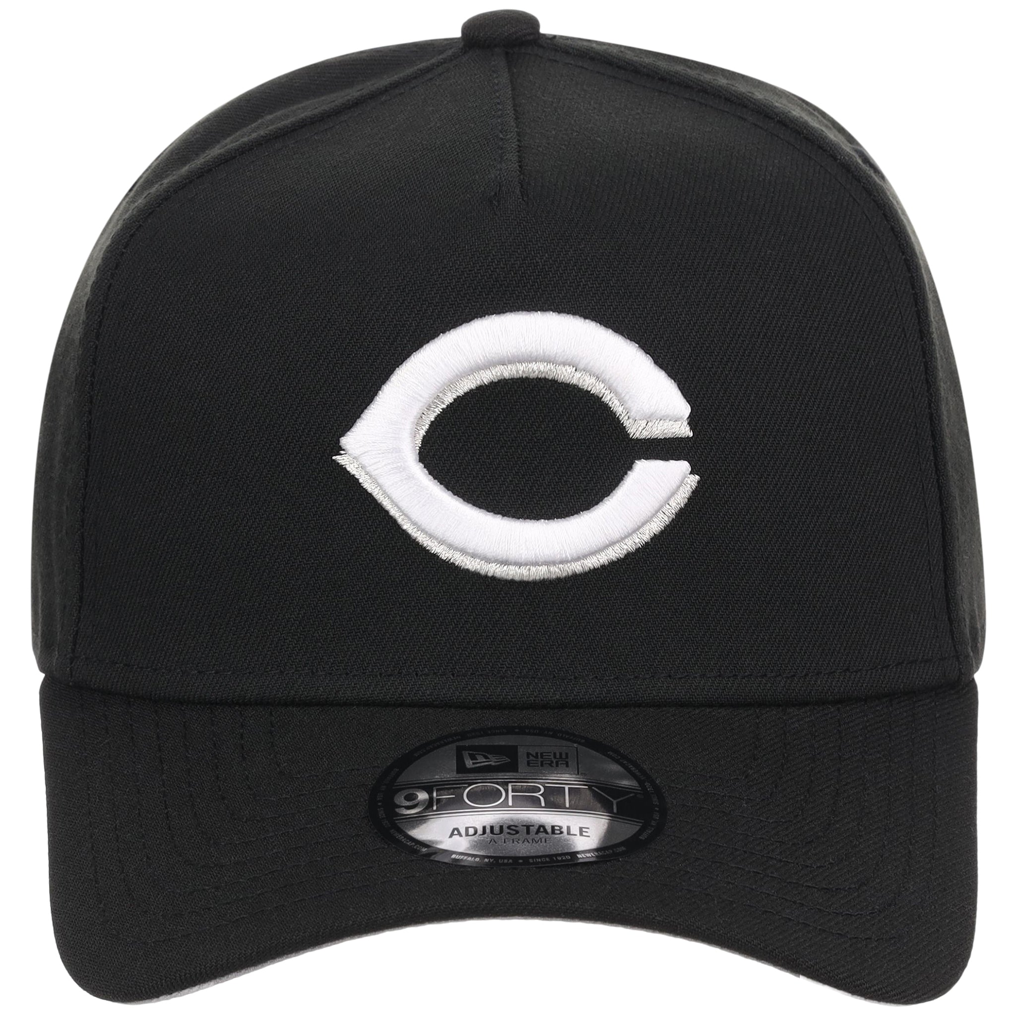 Cincinnati Reds MLB Black x White FASHION CORE New Era 9FORTY A-Frame