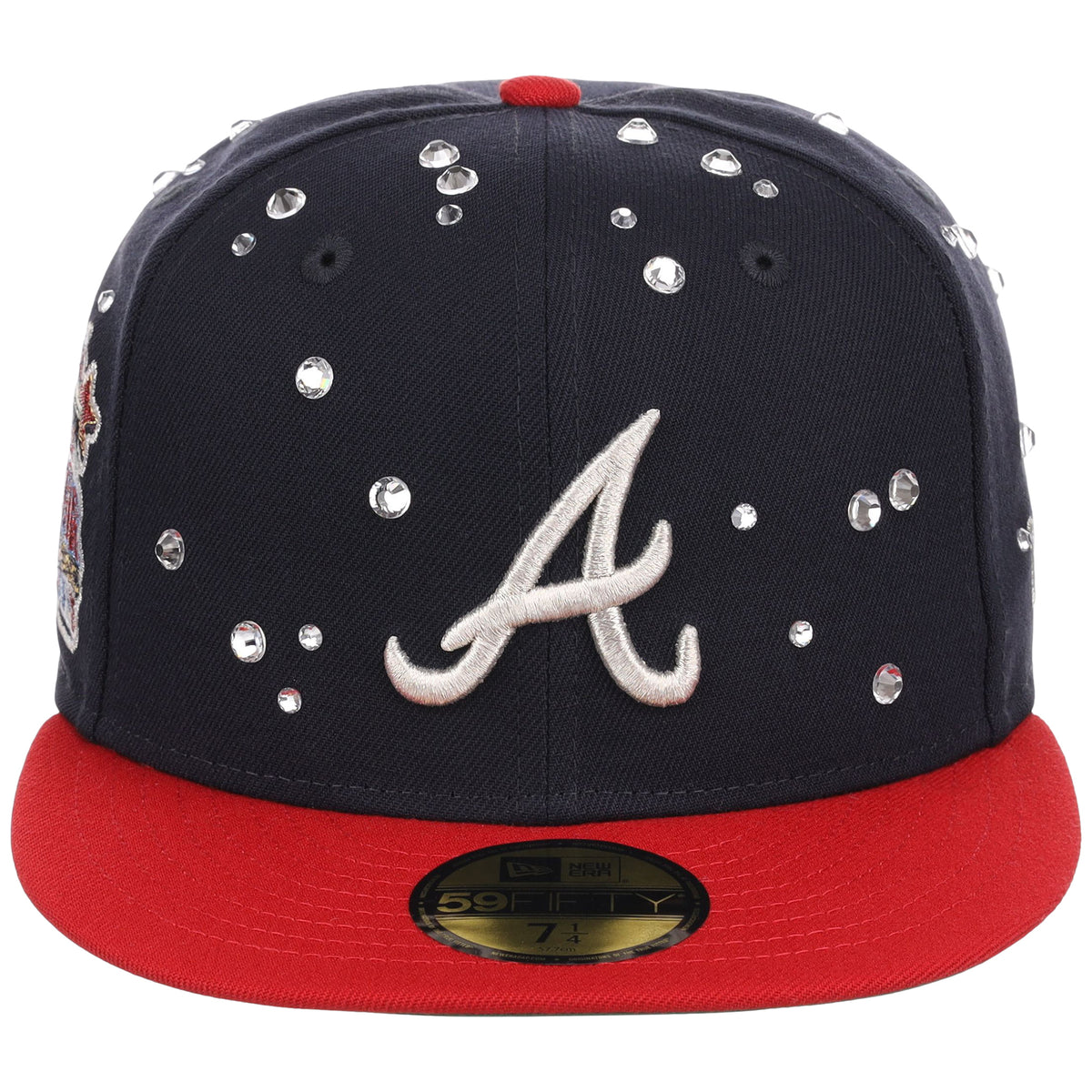 Atlanta Braves Quavo Georgia Pack Collection - New Era 59FIFTY "Iced Out" (Navy/Red)
