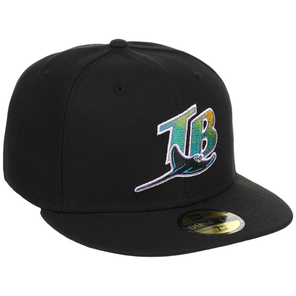 Tampa Bay Rays MLB Cooperstown Authentic Collection New Era 59FIFTY (Black/Black)