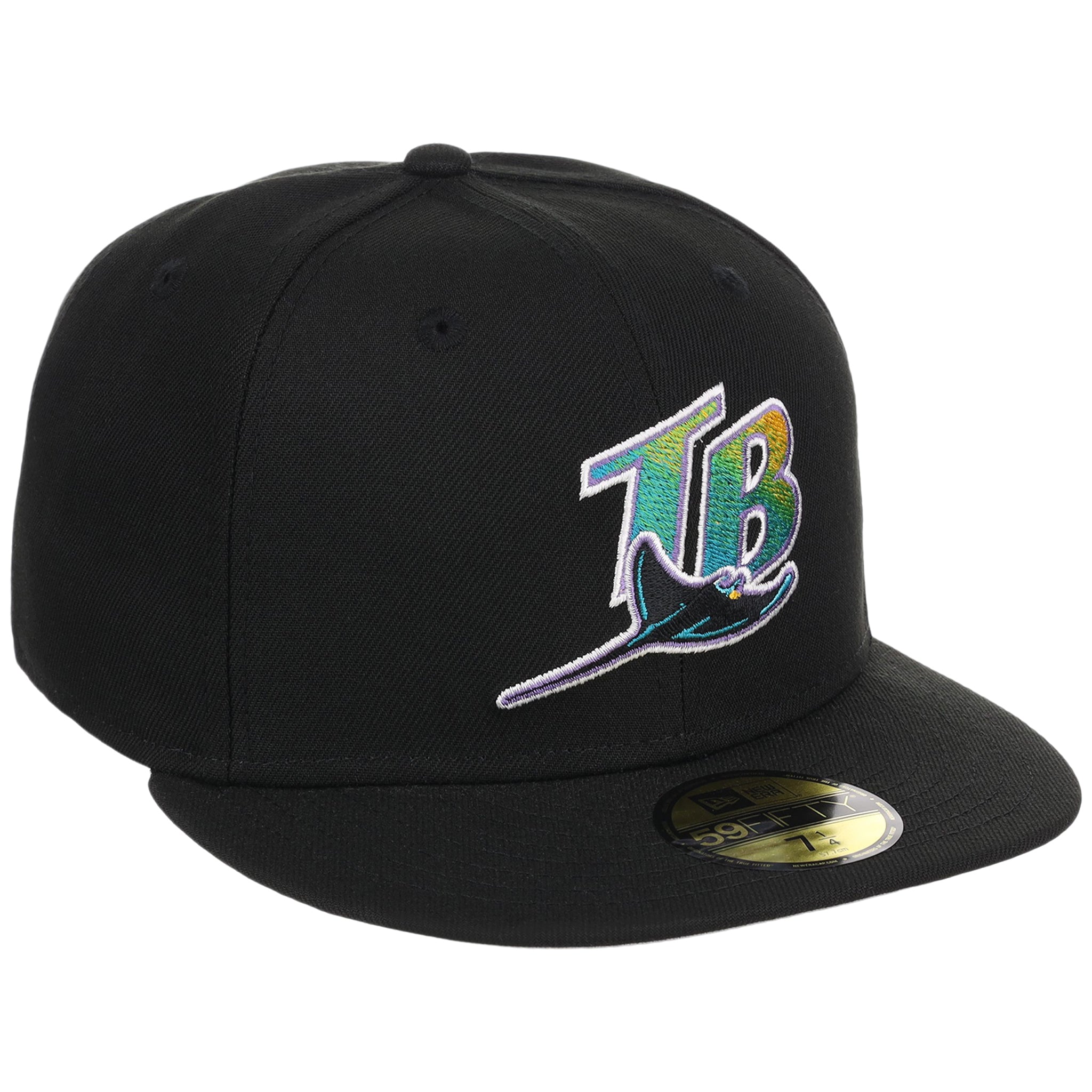 Tampa Bay Rays MLB Cooperstown Authentic Collection New Era 59FIFTY (Black/Black)