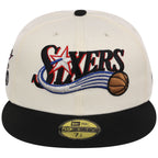 Philadelphia 76Ers NBA Chrome OTC New Era 59FIFTY (Chrome/Black)