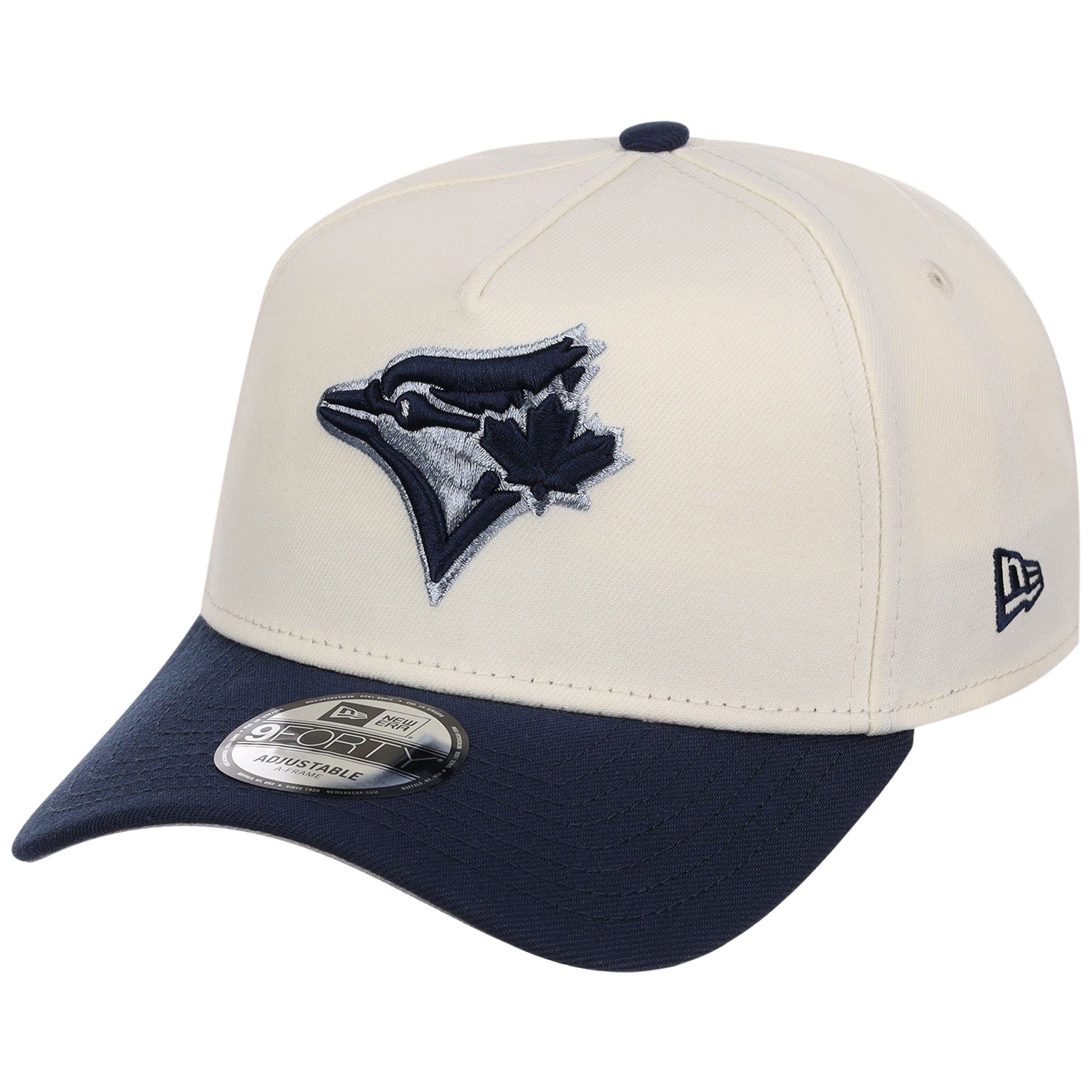 Toronto Blue Jays MLB Chrome x Navy FASHION CORE New Era 9FORTY A-Frame