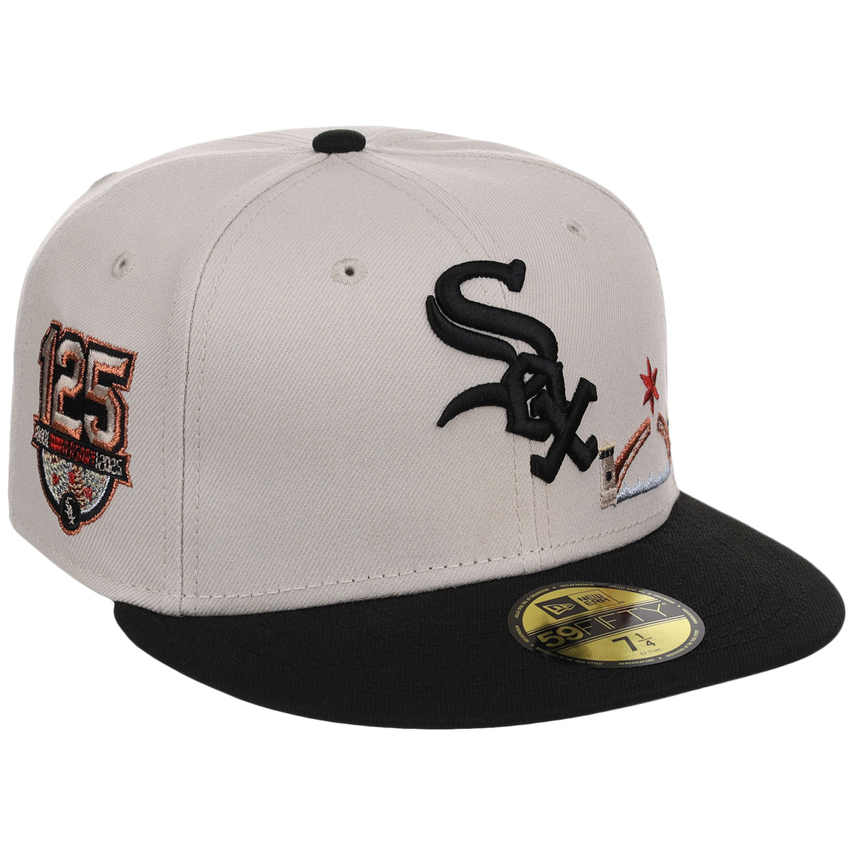 Chicago White Sox (Stone/Black) Chicago Southside Crown the City New Era 59FIFTY