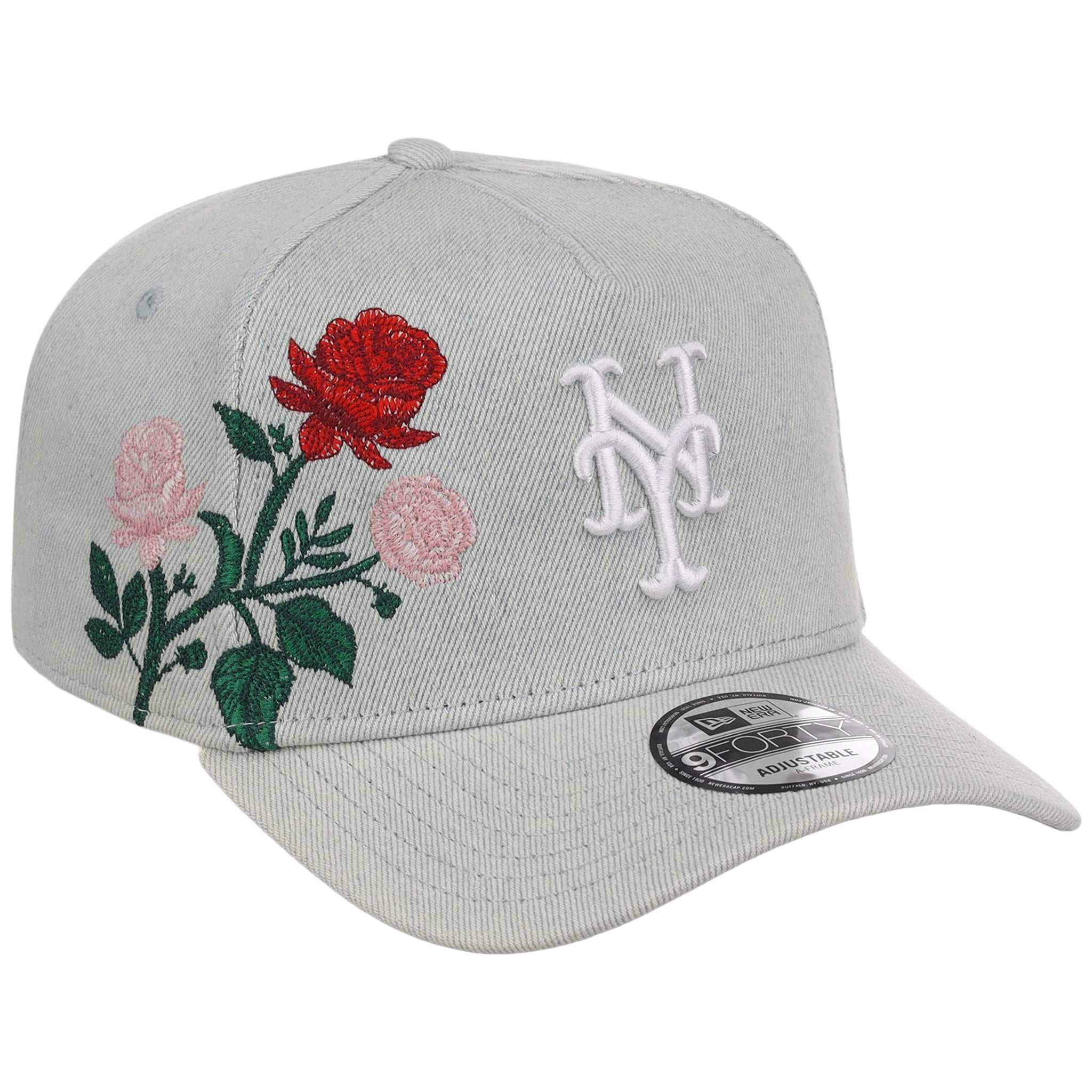 New York Mets MLB Denim Flower New Era 9FORTY